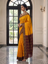 MIMOSA Gold Saree Saree — pose 3 styling detail