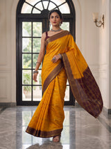 MIMOSA Gold Saree Saree — pose 6 styling detail