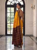 MIMOSA Gold Saree Saree — pose 7 styling detail