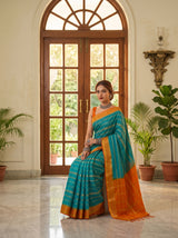 MIMOSA Sapphire Saree Saree — pose 8 styling detail