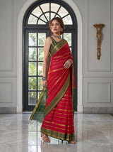 MIMOSA Strawberry Saree Saree — pose 9 styling detail
