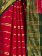 MIMOSA Strawberry Saree Saree — fleets shot full lifestyle