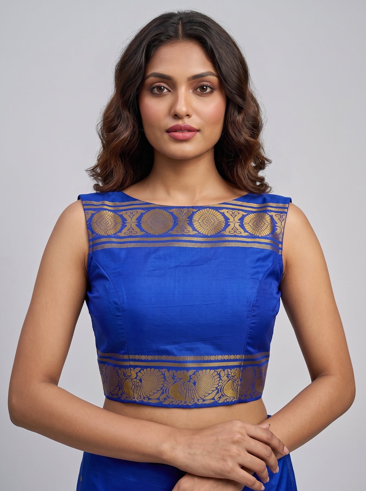 MIMOSA Rama Saree Saree — blouse close-up