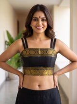 MIMOSA Strawberry Saree Saree — blouse close-up