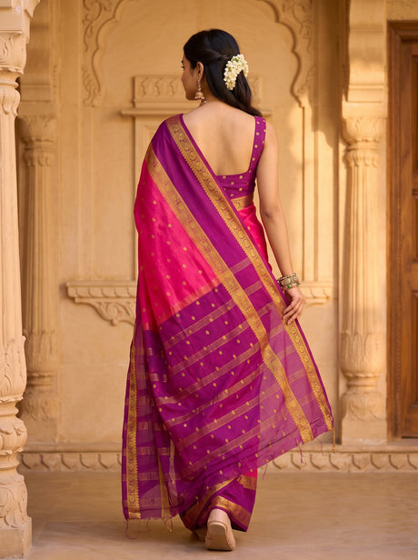 MIMOSA Gajari Saree Saree — pose 2 styling detail