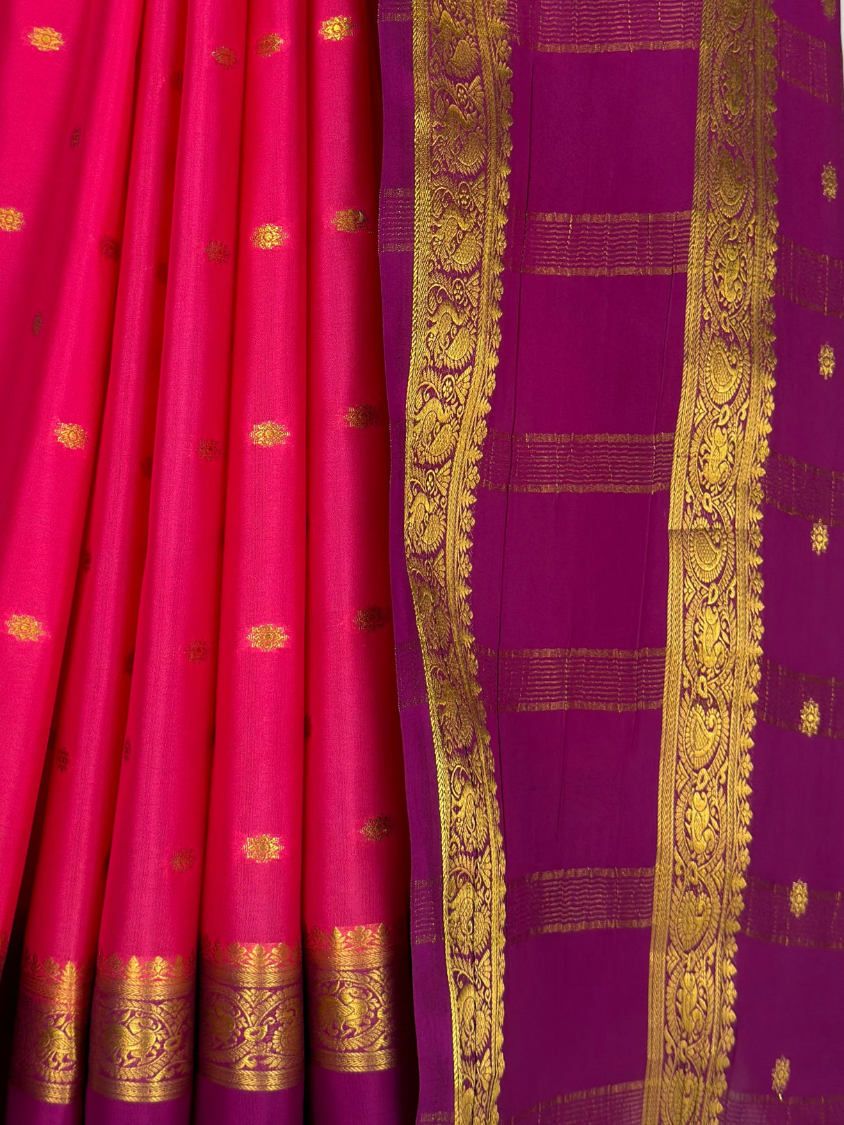 MIMOSA Gajari Saree Saree — fleets shot full lifestyle