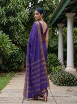 MIMOSA Navy Saree Saree — pose 7 styling detail
