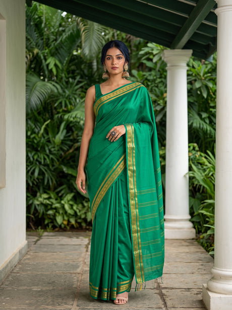 MIMOSA Rama Saree Saree — front view on mannequin