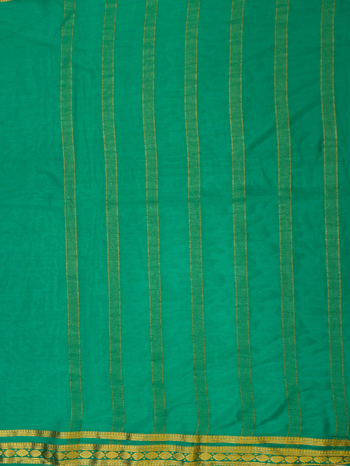 MIMOSA Rama Saree Saree — pallu and zari work detail