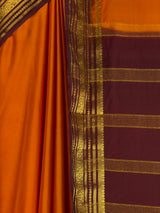 MIMOSA Mustard Mysore Silk Crepe Saree — fleets shot full lifestyle