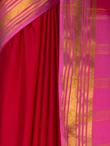 MIMOSA Rani Mysore Silk Crepe Saree — fleets shot full lifestyle