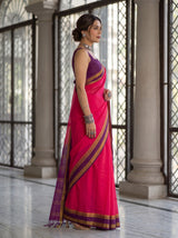 MIMOSA Gajari Saree Saree — pose 3 styling detail