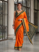 MIMOSA Mustard Saree Saree — pose 6 styling detail