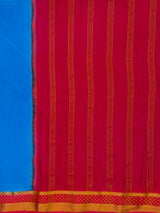 MIMOSA Ananda Mysore Silk Crepe Saree — pallu and zari work detail