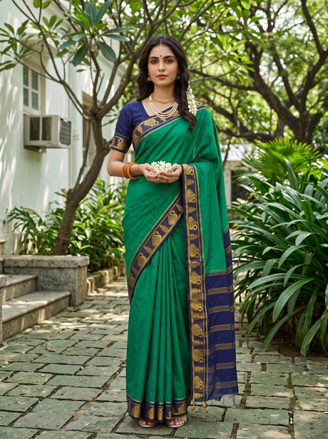 MIMOSA Rama Saree Saree — front view on mannequin