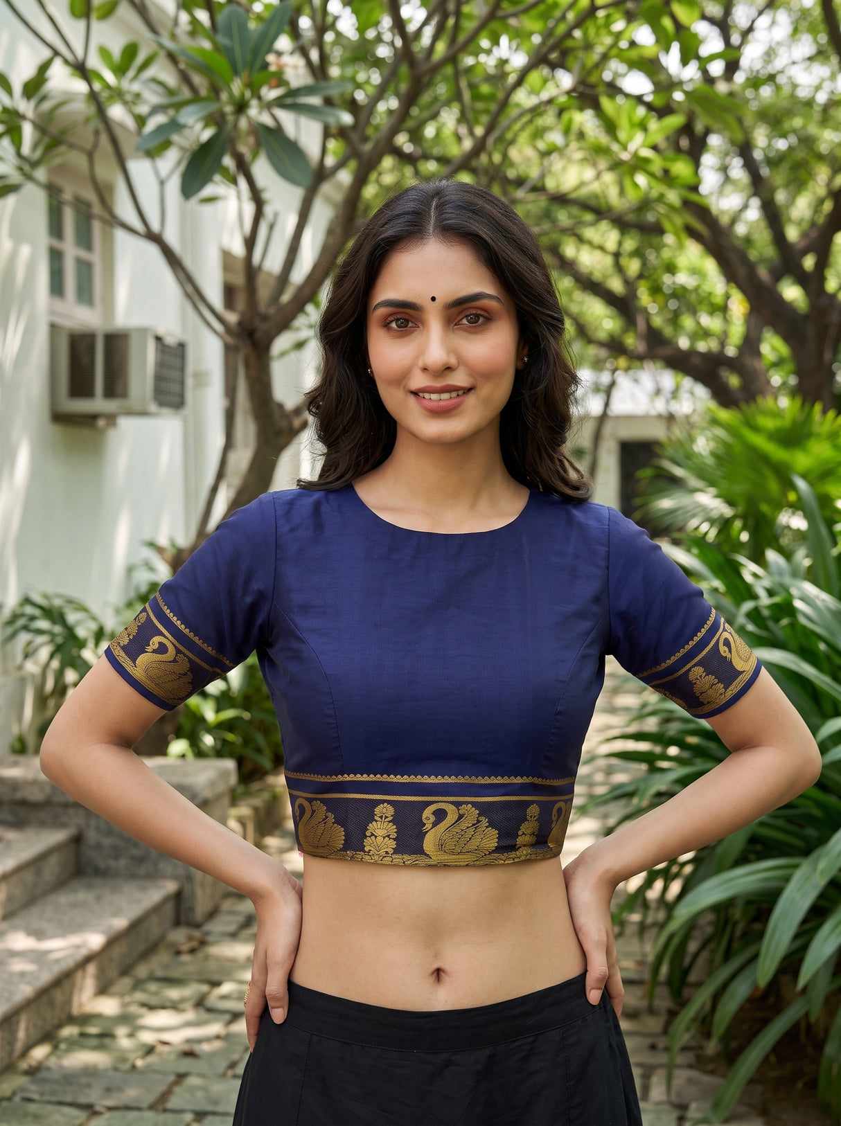 MIMOSA Rama Saree Saree — blouse close-up