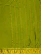 MIMOSA Olive Saree Saree — pallu and zari work detail