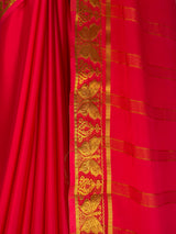 MIMOSA Strawberry Saree Saree — fleets shot full lifestyle