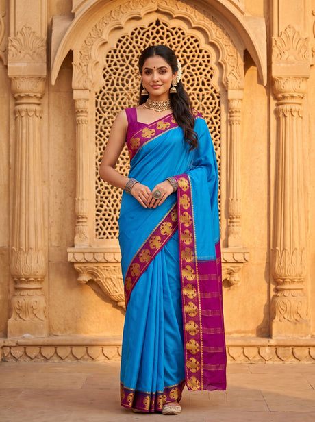 MIMOSA Ananda Saree Saree — front view on mannequin