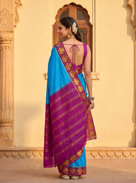 MIMOSA Ananda Saree Saree — pose 2 styling detail