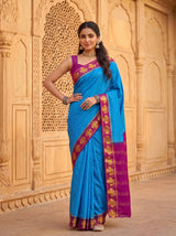 MIMOSA Ananda Saree Saree — pose 4 styling detail