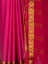 MIMOSA Gajari Mysore Silk Crepe Saree — fleets shot full lifestyle