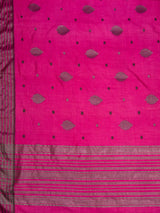 MIMOSA Gajari Banarasi tusser Saree — pallu and zari work detail
