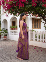 MIMOSA Jamun Saree Saree — pose 3 styling detail