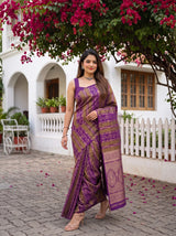 MIMOSA Jamun Saree Saree — pose 6 styling detail