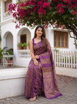 MIMOSA Jamun Saree Saree — pose 8 styling detail