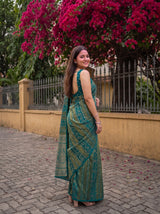 MIMOSA Sapphire Saree Saree — pose 5 styling detail