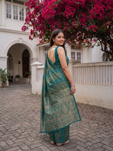 MIMOSA Sapphire Saree Saree — pose 7 styling detail