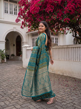 MIMOSA Sapphire Saree Saree — pose 9 styling detail