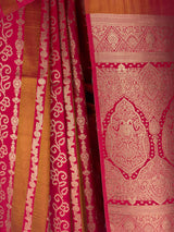 MIMOSA Strawberry Saree Saree — fleets shot full lifestyle