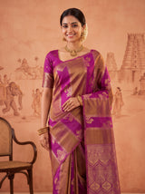 MIMOSA Jamun Saree Saree — pose 10 styling detail