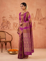 MIMOSA Jamun Saree Saree — pose 3 styling detail