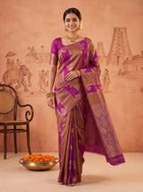 MIMOSA Jamun Saree Saree — pose 6 styling detail