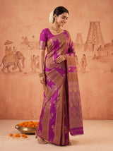 MIMOSA Jamun Saree Saree — pose 9 styling detail