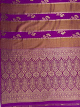 MIMOSA Jamun Saree Saree — pallu and zari work detail
