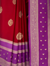 MIMOSA Red Saree Saree — fleets shot full lifestyle