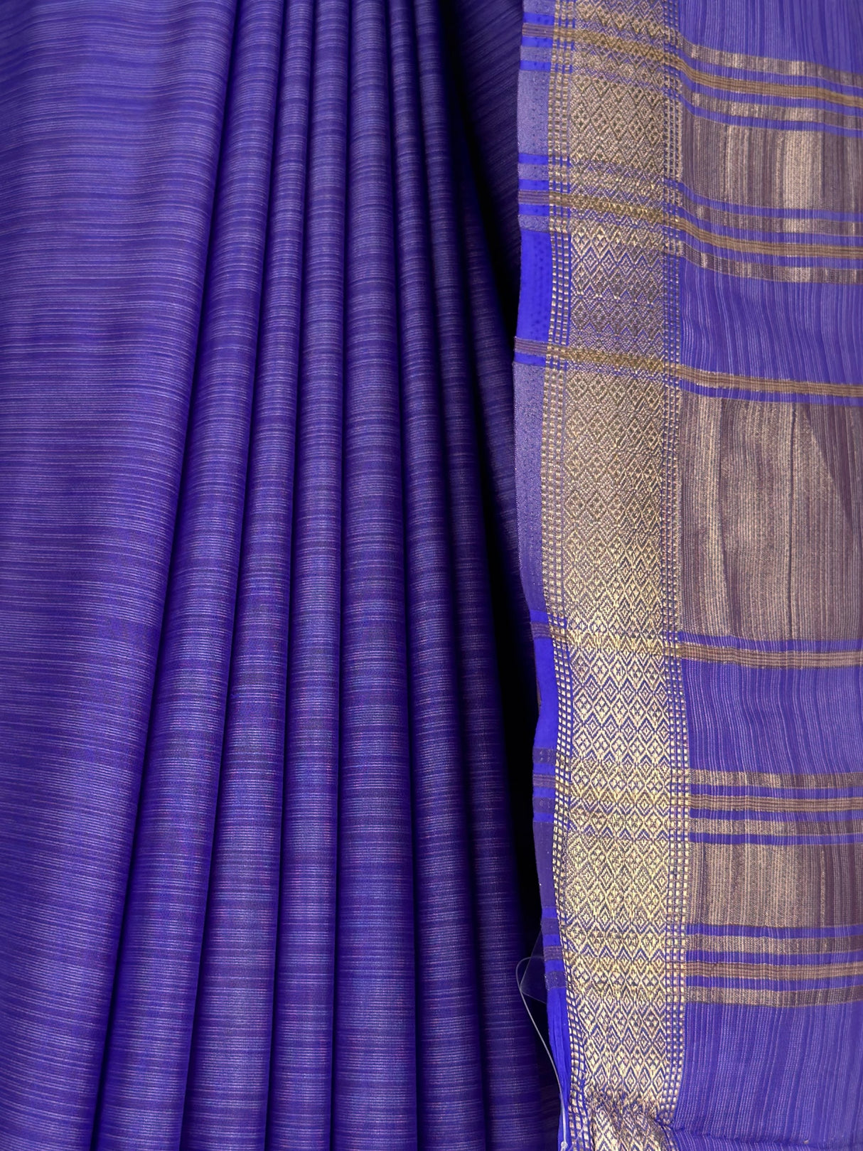 MIMOSA Royal Blue Saree Saree — fleets shot full lifestyle