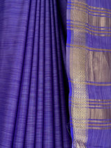 MIMOSA Royal Blue Saree Saree — fleets shot full lifestyle