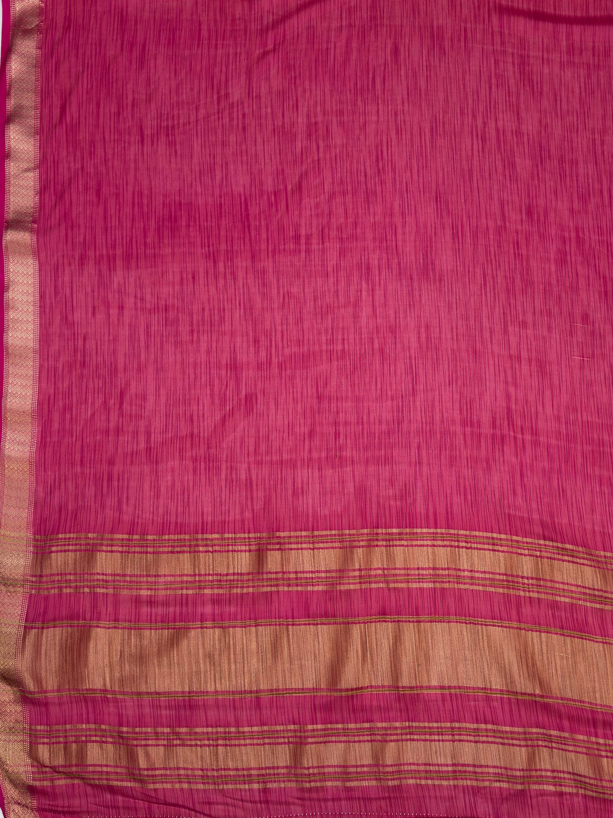 MIMOSA Rani Saree Saree — pallu and zari work detail