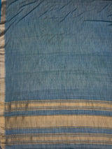 MIMOSA Sapphire Saree Saree — pallu and zari work detail