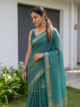 MIMOSA Sapphire Saree Saree — pose 10 styling detail