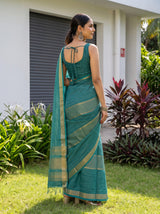 MIMOSA Sapphire Saree Saree — pose 3 styling detail