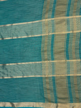 MIMOSA Sapphire Saree Saree — pallu and zari work detail