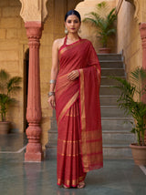 MIMOSA Strawberry Saree Saree — pose 4 styling detail