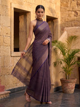 MIMOSA Navy Saree Saree — pose 9 styling detail