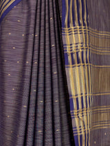 MIMOSA Navy Saree Saree — fleets shot full lifestyle